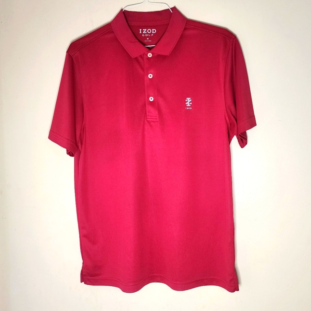 Izod Red Golf Polo Size Medium